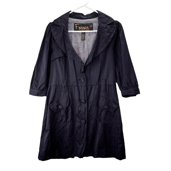 Forever 21 Jackets & Coats Vintage Forever 2 Trench Coat Jacket M